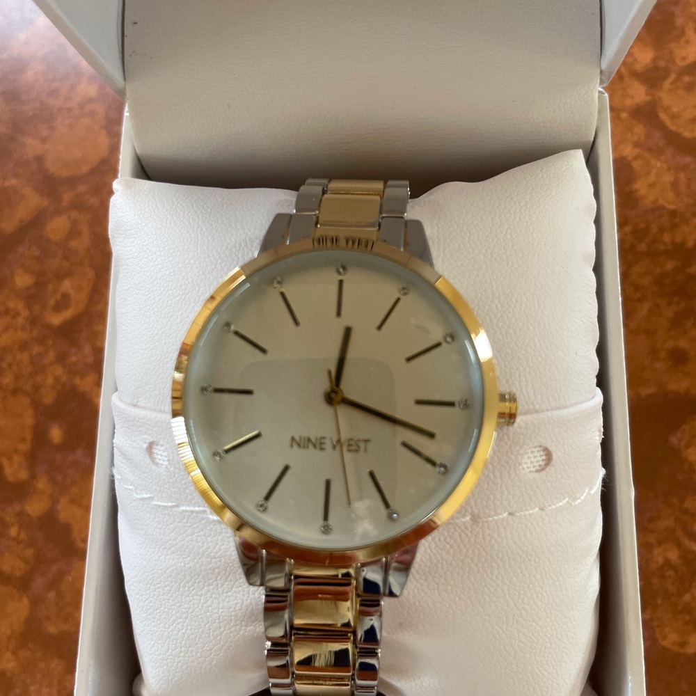 NIB Nine West Women’s Two-Tone Watch